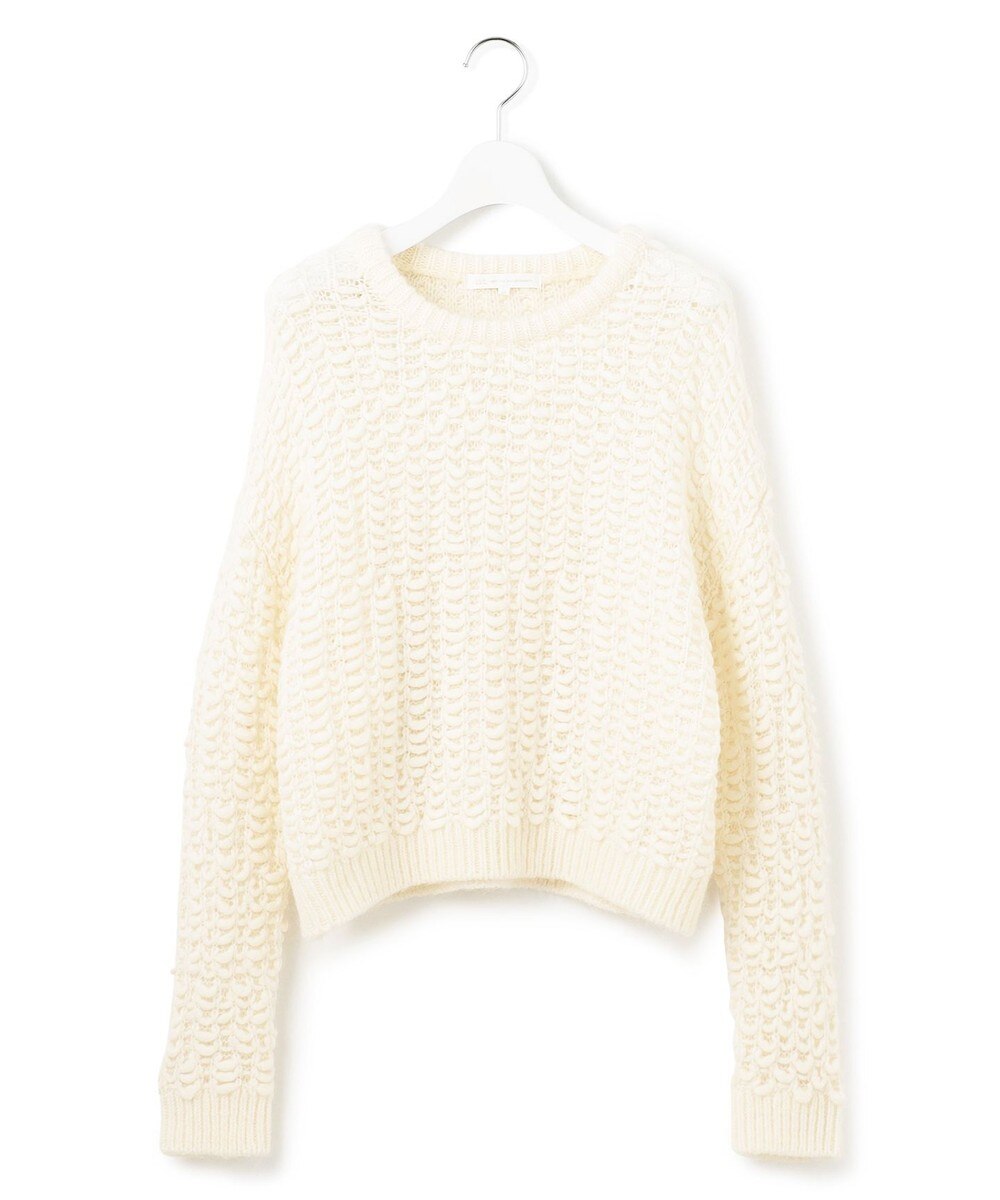 【オンワード】 23区 S（小さいサイズ）>トップス 【GOLD LABEL】スラブネット ニット アイボリー 32 レディース