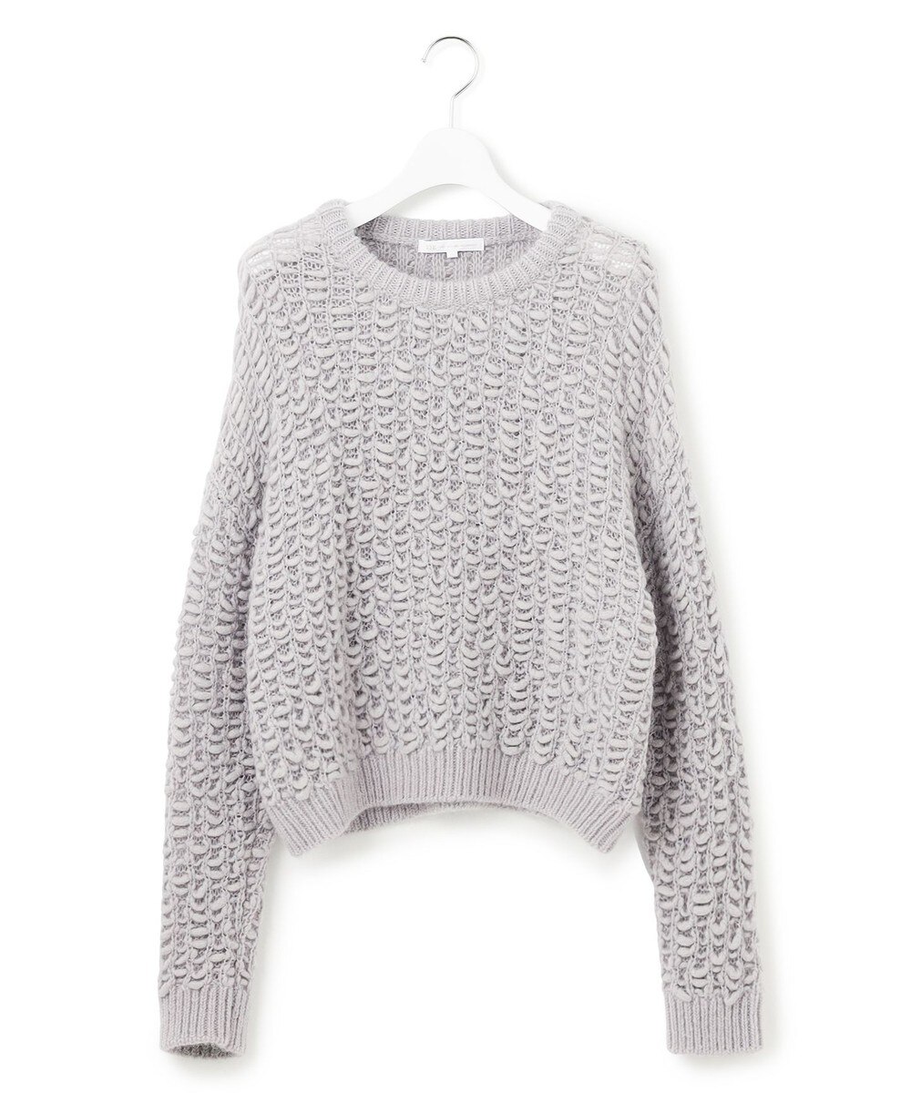 【オンワード】 23区 S（小さいサイズ）>トップス 【GOLD LABEL】スラブネット ニット スカイブルー 32 レディース