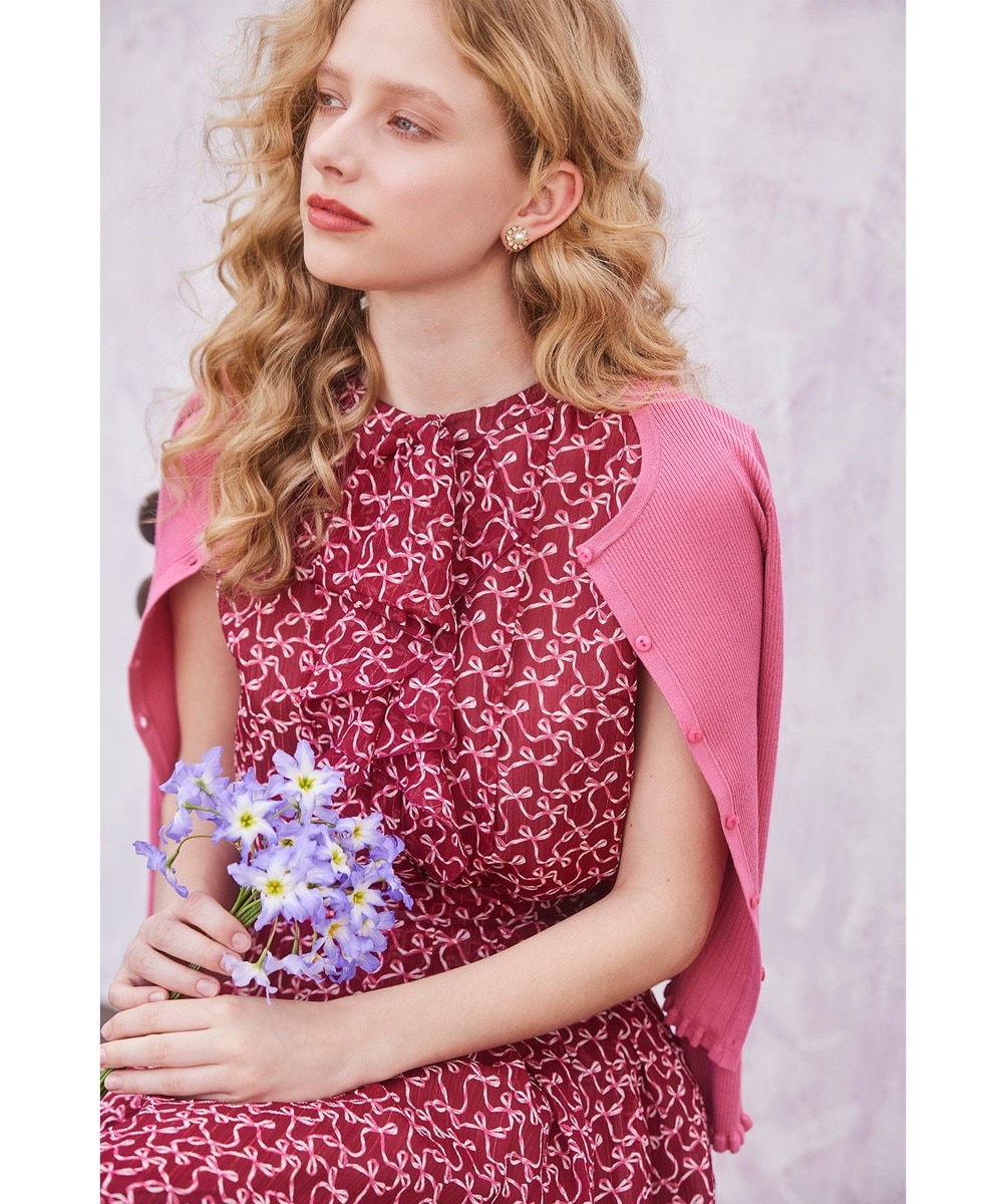 【オンワード】 TOCCA>トップス 【美人百花掲載】【洗える・消臭】RIBBON AND RIBBON ブラウス ワイン 4 レディース 【オンワード】 TOCCA>トップス 【美人百花掲載】【洗える・消臭】RIBBON AND RIBBON ブラウス ワイン 4 レディース