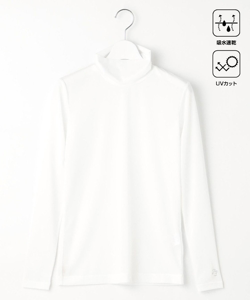 【オンワード】 23区GOLF>トップス 【WOMEN】【吸水速乾/UVケア】30デニール 無地 カットソー ホワイト 3 レディース 【オンワード】 23区GOLF>トップス 【WOMEN】【吸水速乾/UVケア】30デニール 無地 カットソー ホワイト 3 レディース