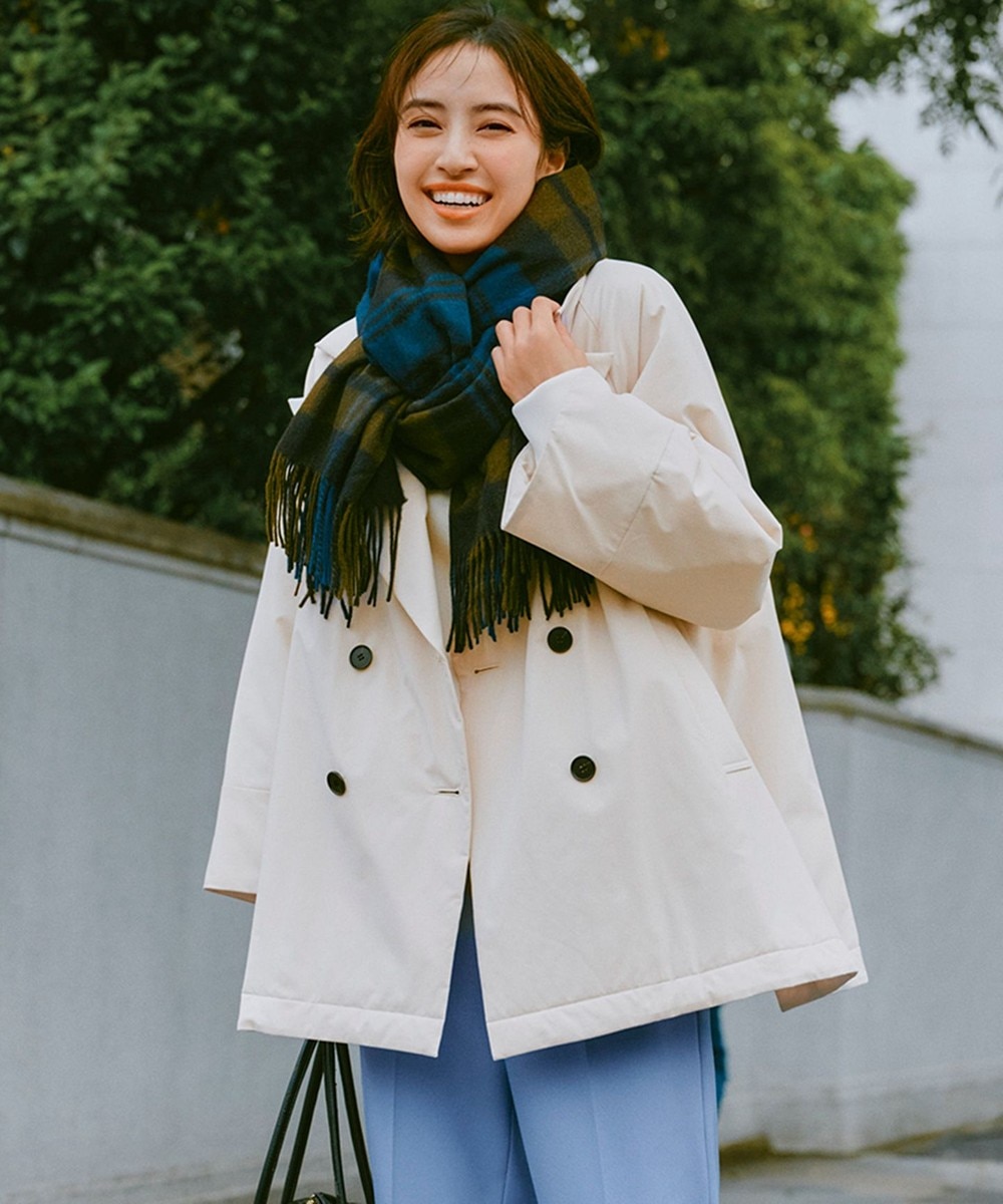 【オンワード】 UNFILO>ジャケット/アウター 【軽量/ストレッチ】FINE MOVE 中綿ライトコート アイボリー M レディース 【オンワード】 UNFILO>ジャケット/アウター 【軽量/ストレッチ】FINE MOVE 中綿ライトコート アイボリー M レディース