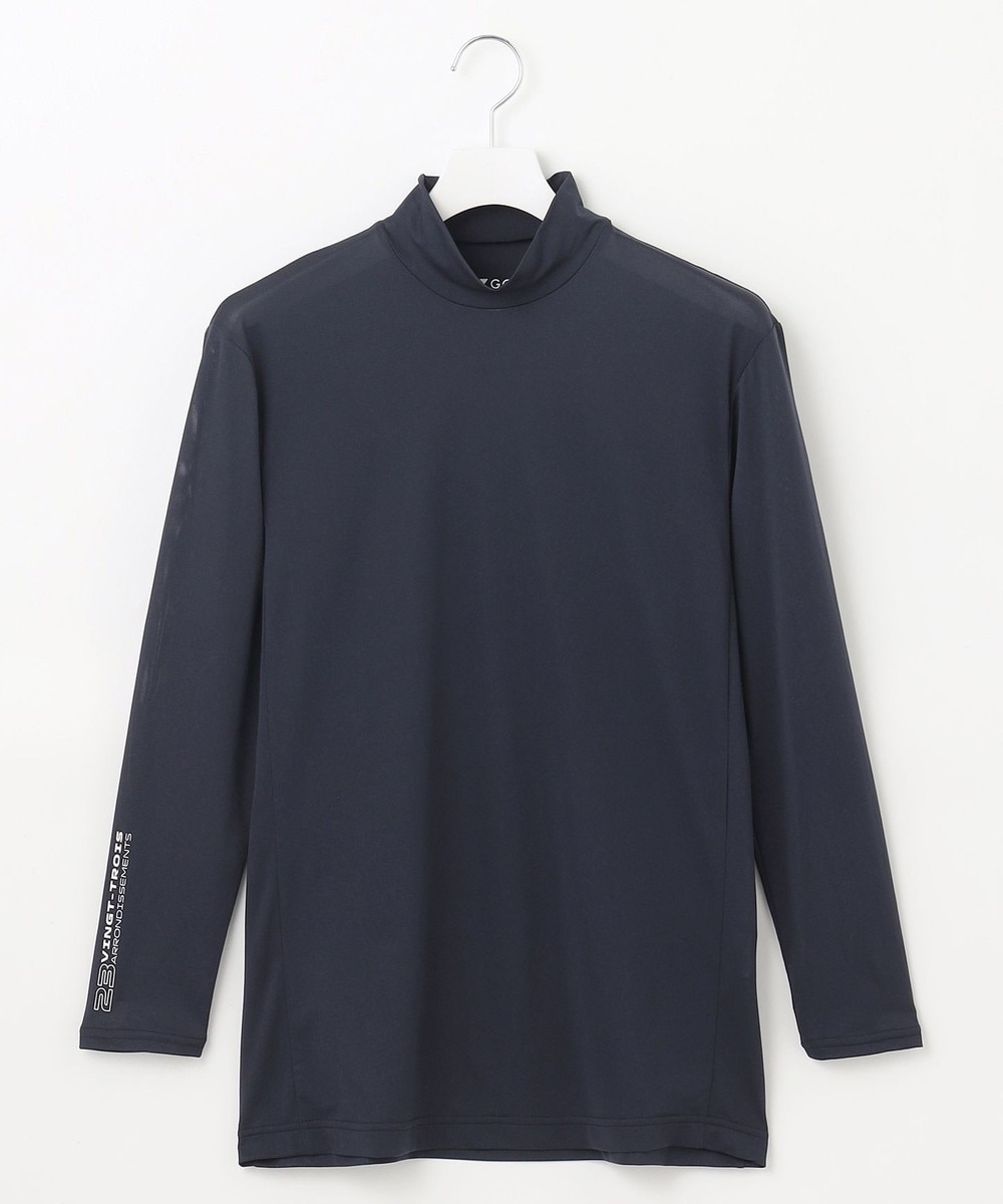 【オンワード】 23区GOLF>トップス 【MEN】【吸水速乾/UVケア】30デニール 無地インナーシャツ ネイビー L メンズ 【オンワード】 23区GOLF>トップス 【MEN】【吸水速乾/UVケア】30デニール 無地インナーシャツ ネイビー L メンズ