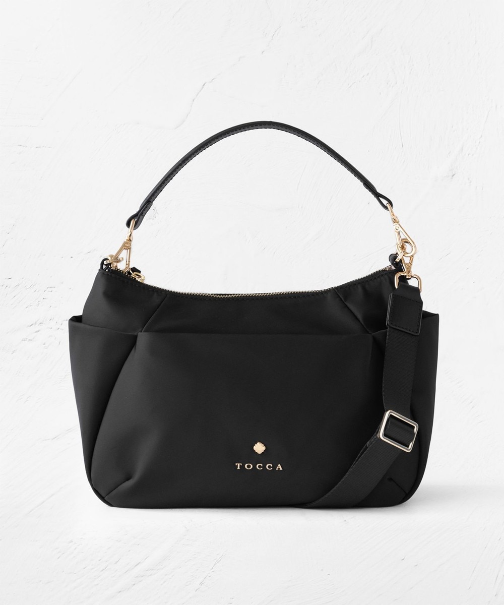 【オンワード】 TOCCA>バッグ 【大人百花掲載】PIECE OF CRESCENT NYLONBAG バッグ ブラック F レディース 【オンワード】 TOCCA>バッグ 【大人百花掲載】PIECE OF CRESCENT NYLONBAG バッグ ブラック F レディース