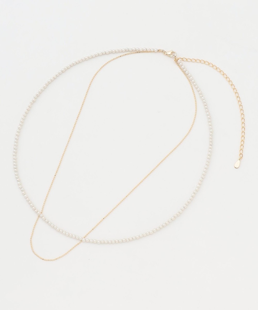 【オンワード】 ICB>アクセサリー パールネックレス ゴールド F レディース 【オンワード】 ICB>アクセサリー パールネックレス ゴールド F レディース