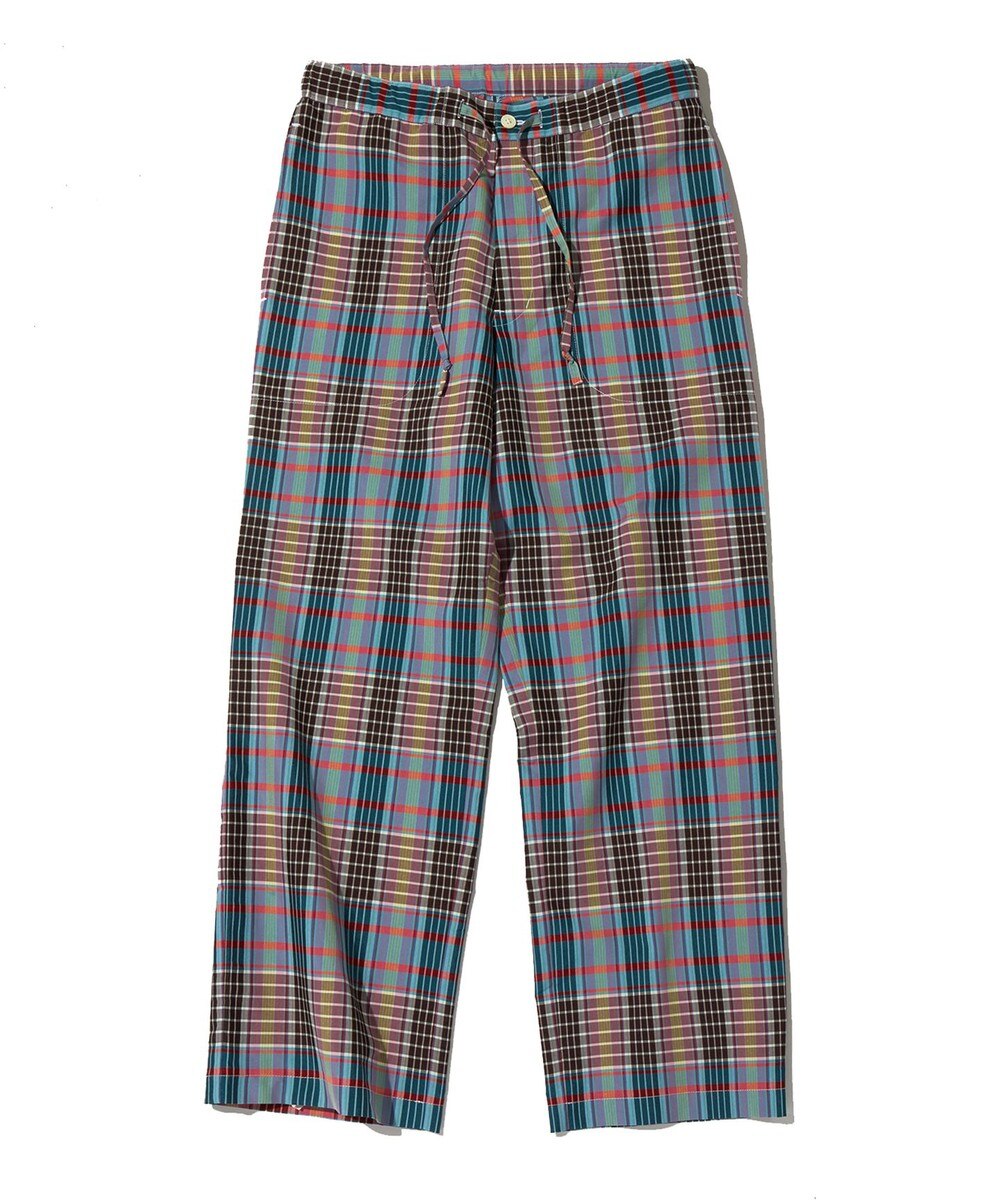 【オンワード】 J.PRESS MEN>パンツ 【J.PRESS ORIGINALS】T/C EASY TROUSERS PLAID ダルブルー M メンズ 【送料無料】