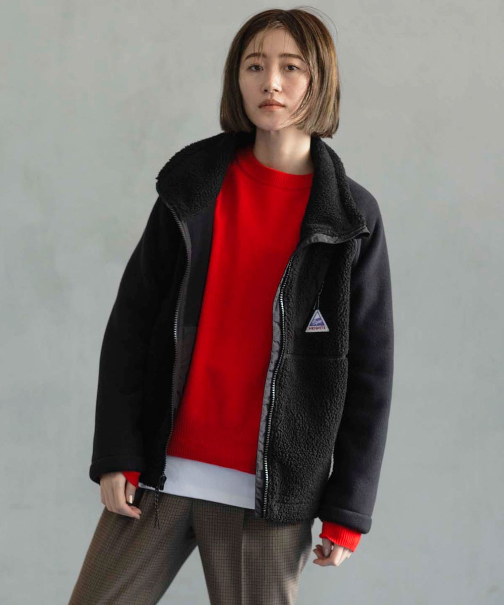 【オンワード】 SHARE PARK LADIES>ジャケット/アウター 〈Cape HEIGHTS〉 FLEECE Jacket ブラック S レディース 【送料無料】