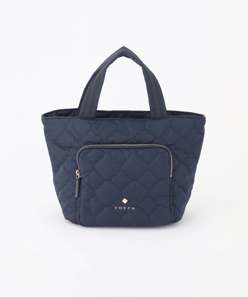 【オンワード】 TOCCA>バッグ 【撥水】CHECKER CLOVER QUILT BAG トートバッグ ネイビー F レディース 【オンワード】 TOCCA>バッグ 【撥水】CHECKER CLOVER QUILT BAG トートバッグ ネイビー F レディース