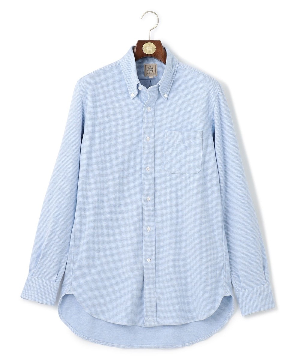【オンワード】 J.PRESS MEN>トップス リッチジャージー コットンネルシャツ サックスブルー M メンズ 【オンワード】 J.PRESS MEN>トップス リッチジャージー コットンネルシャツ サックスブルー M メンズ