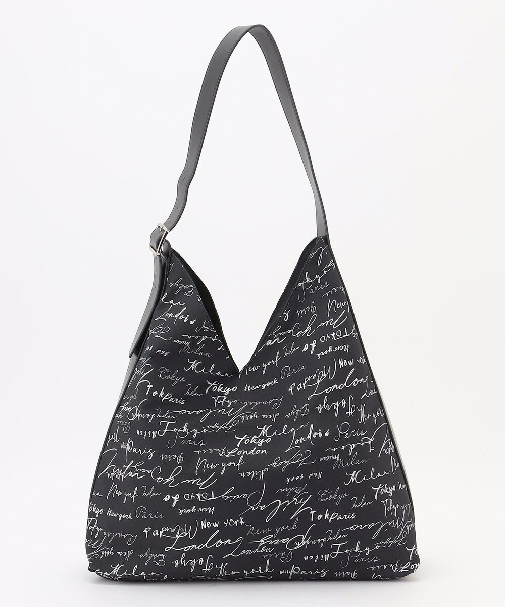 【オンワード】 ICB>バッグ 【A4サイズ収納可】5cityレタードプリント ショルダーバッグ 5cityプリント F レディース