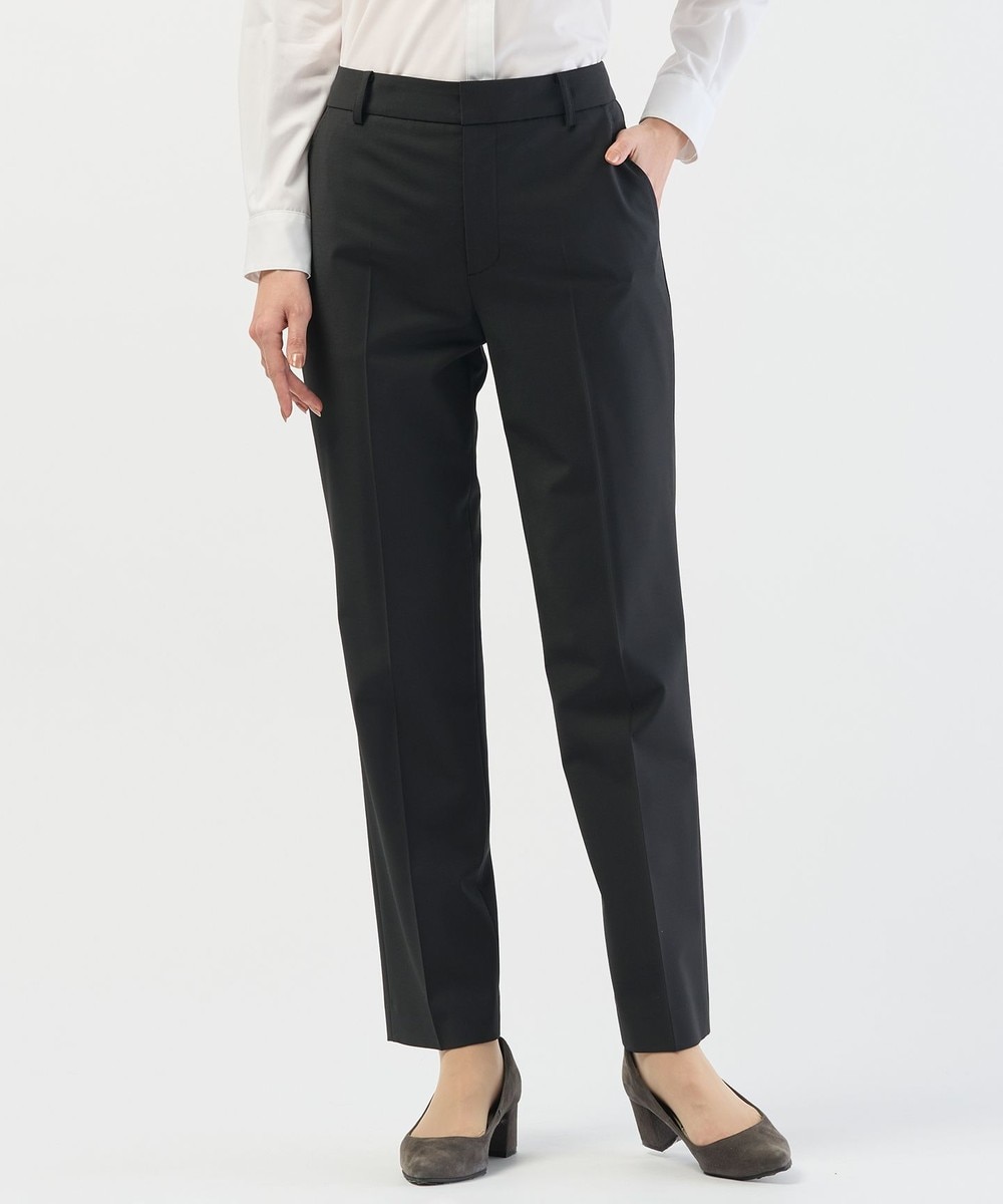 【オンワード】 J.PRESS LADIES L(大きいサイズ)>パンツ 【セットアップ対応】BAHARIYE SOLID テーパード パンツ ブラック T17 レディース 【オンワード】 J.PRESS LADIES L(大きいサイズ)>パンツ 【セットアップ対応】BAHARIYE SOLID テーパード パンツ ブラック T17 レディース
