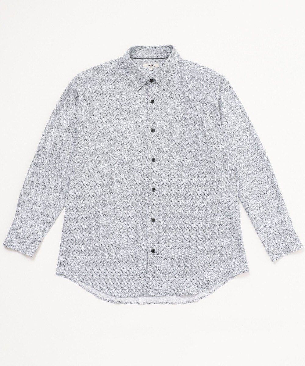 【オンワード】 JOSEPH ABBOUD>トップス 【キングサイズ】コンパクトジャージープリント シャツ パープル 2L メンズ 【送料無料】