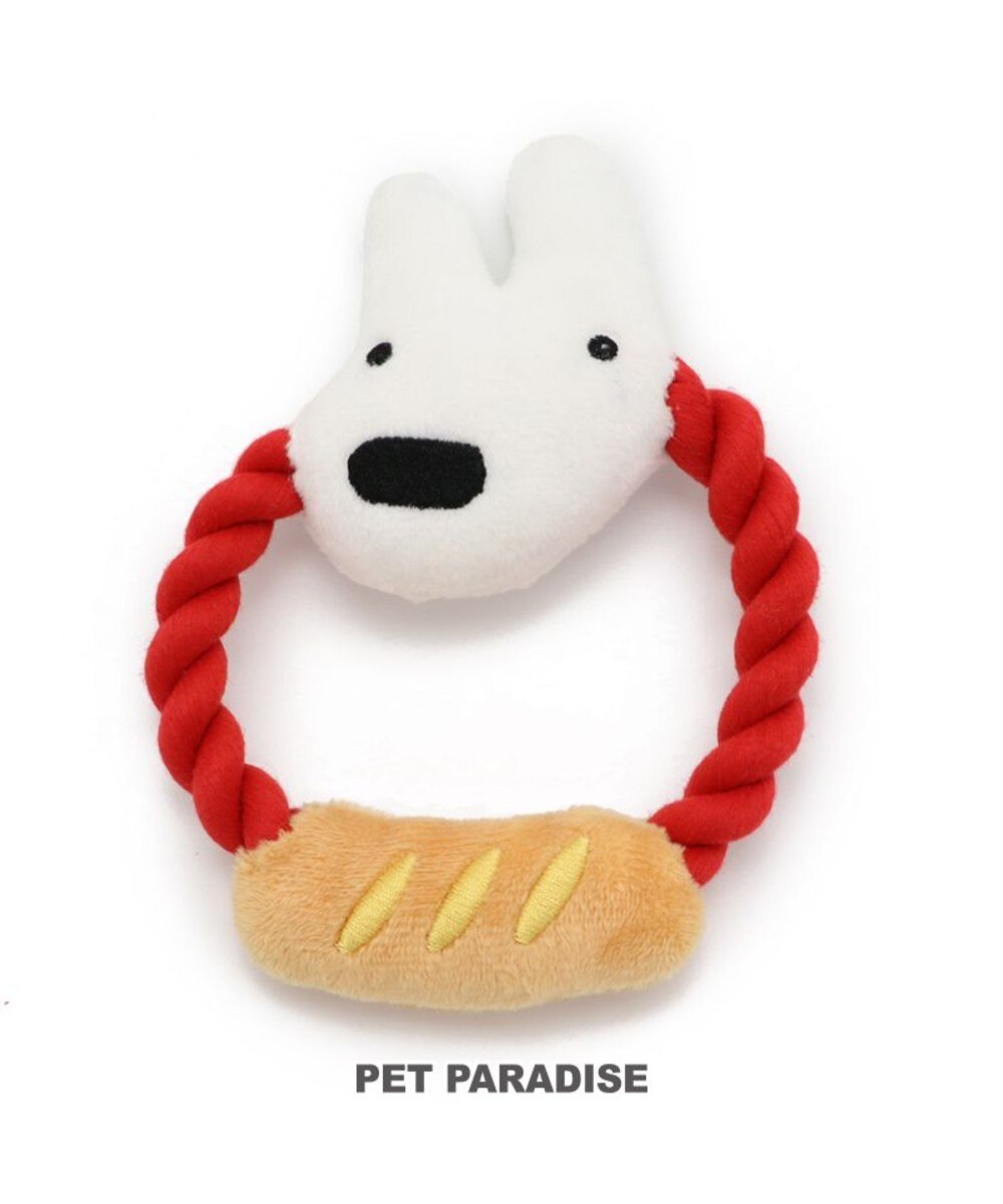 PET PARADISE>ペットグッズ 犬 おもちゃ リサとガスパール ぬいぐるみ ロープ トイ 《 リサ / ガスパール 》単品 リサ -