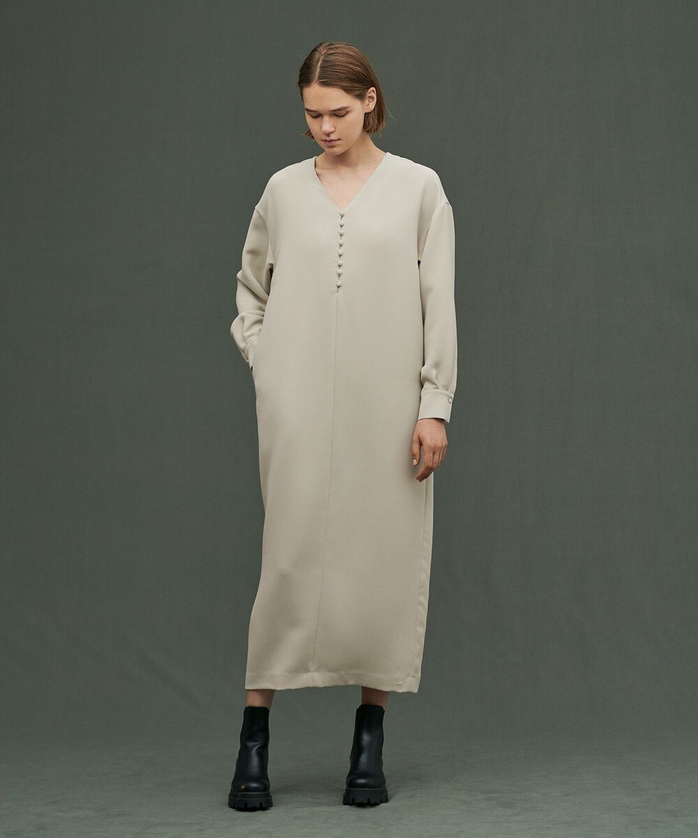 【オンワード】 uncrave>ワンピース 【追加販売】ウォッシャブル ダブルクロス ワンピース ネイビー 1 レディース 【送料無料】