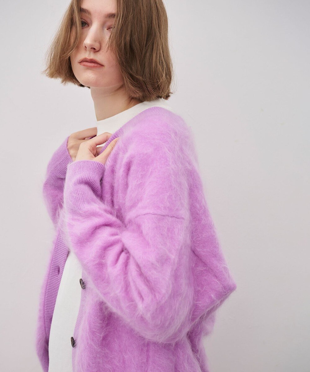 【オンワード】 uncrave>トップス カシミヤファーニット カーディガン ラベンダー F レディース