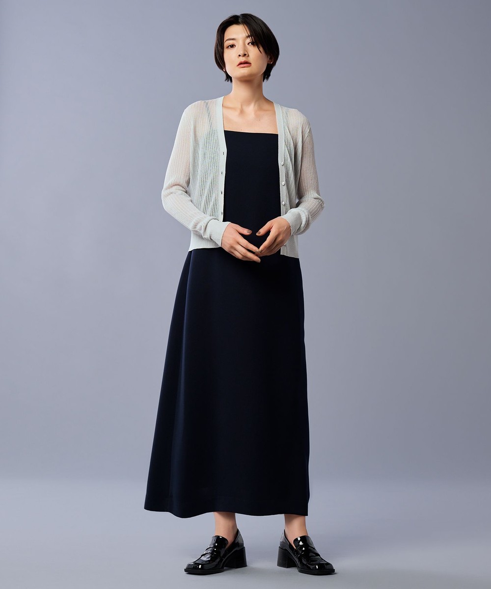 【オンワード】 uncrave>ワンピース 【防シワ・洗濯機洗い可】ウォッシャブルダブルクロス キャミワンピース(uncrave STANDARD) ネイビー 1 レディース 【オンワード】 uncrave>ワンピース 【防シワ・洗濯機洗い可】ウォッシャブルダブルクロス キャミワンピース(uncrave STANDARD) ネイビー 1 レディース