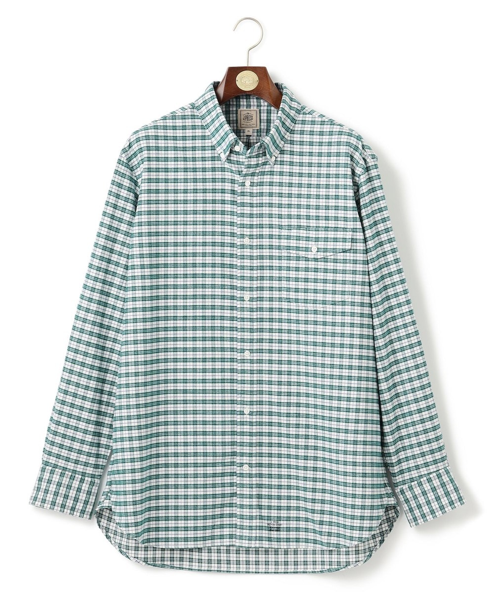 【オンワード】 J.PRESS MEN>トップス 【KING SIZE】ストレッチ コットンネルシャツ グリーン 3L メンズ 【オンワード】 J.PRESS MEN>トップス 【KING SIZE】ストレッチ コットンネルシャツ グリーン 3L メンズ