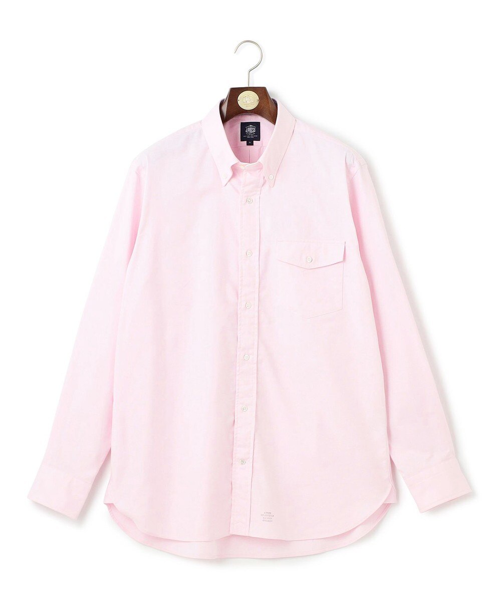 【オンワード】 J.PRESS MEN>トップス 【KING SIZE】【定番 / 不変の品格】アービング シャツ / ボタンダウン ピンク 4L メンズ