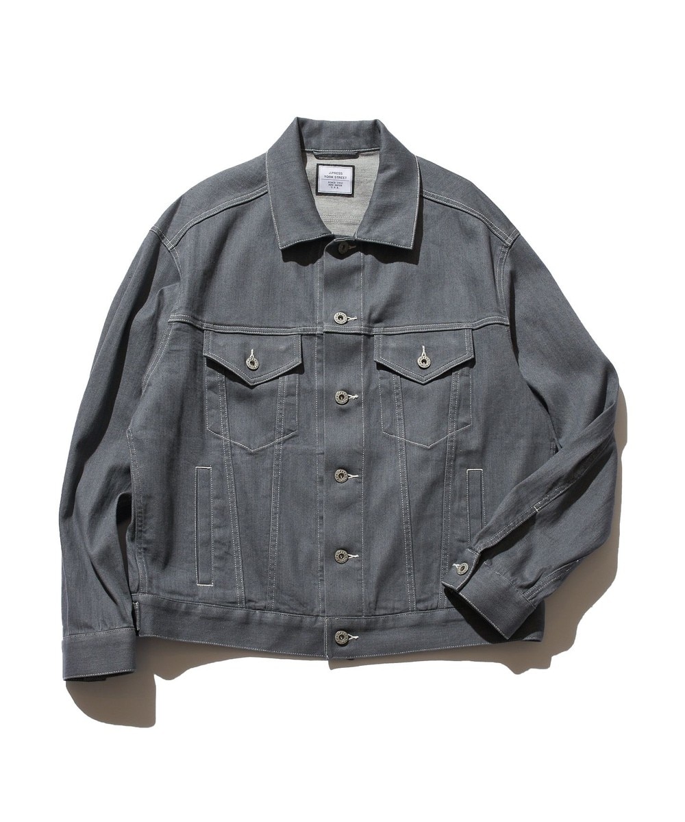 【オンワード】 J.PRESS YORK STREET>ジャケット/アウター 【UNISEX】9OZ デニムジャケット ネイビー M レディース 【送料無料】