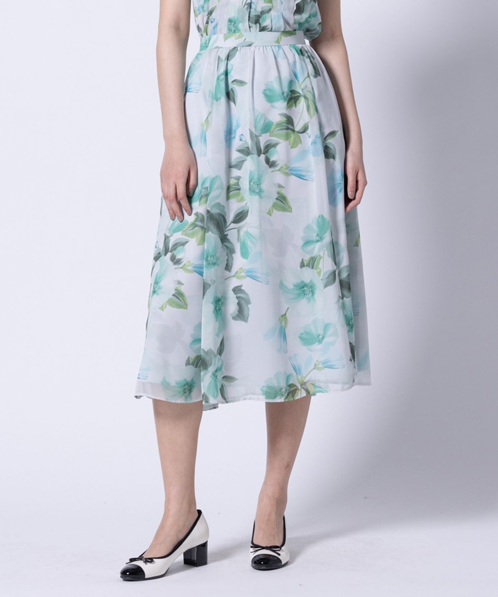 【オンワード】 TOCCA>スカート 【洗える・消臭】FULL BLOOM PEONY SKIRT スカート グリーン 0 レディース 【オンワード】 TOCCA>スカート 【洗える・消臭】FULL BLOOM PEONY SKIRT スカート グリーン 0 レディース