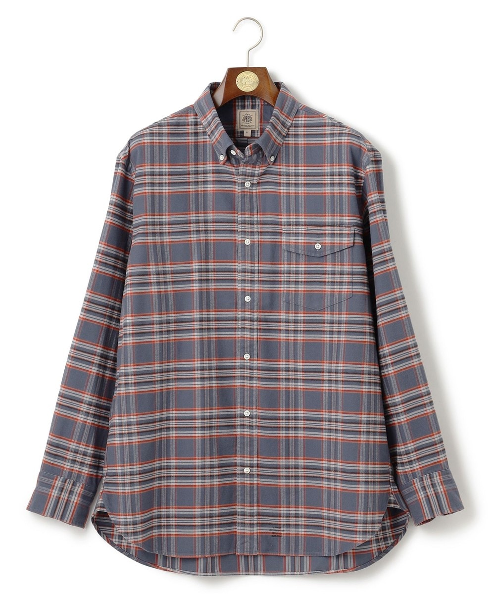 【オンワード】 J.PRESS MEN>トップス 【KING SIZE】ストレッチ コットンネルシャツ グレー 3L メンズ 【オンワード】 J.PRESS MEN>トップス 【KING SIZE】ストレッチ コットンネルシャツ グレー 3L メンズ