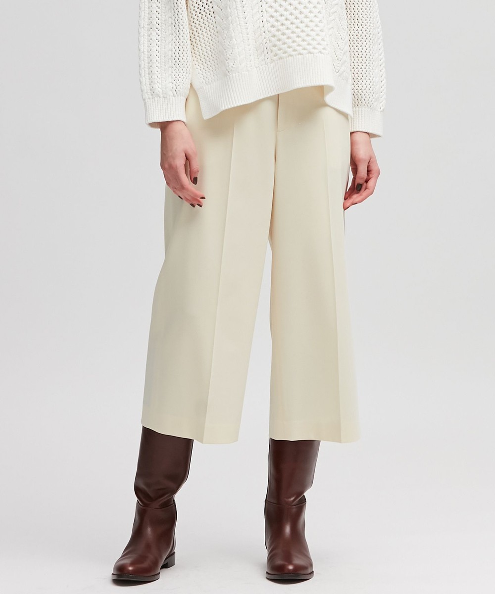 【オンワード】 23区>パンツ 【23区 lab.】セラミア ワイド パンツ ダークブラウン 36 レディース 【送料無料】