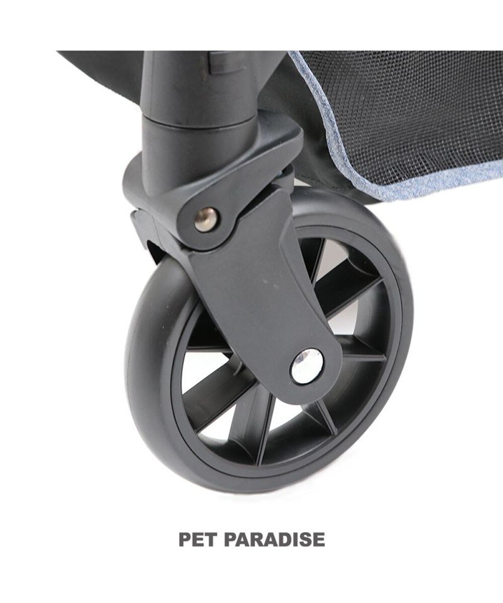 【オンワード】 PET PARADISE>ペットグッズ ペットパラダイス コンパクト ペットカート用 替えタイヤ 前輪 - -