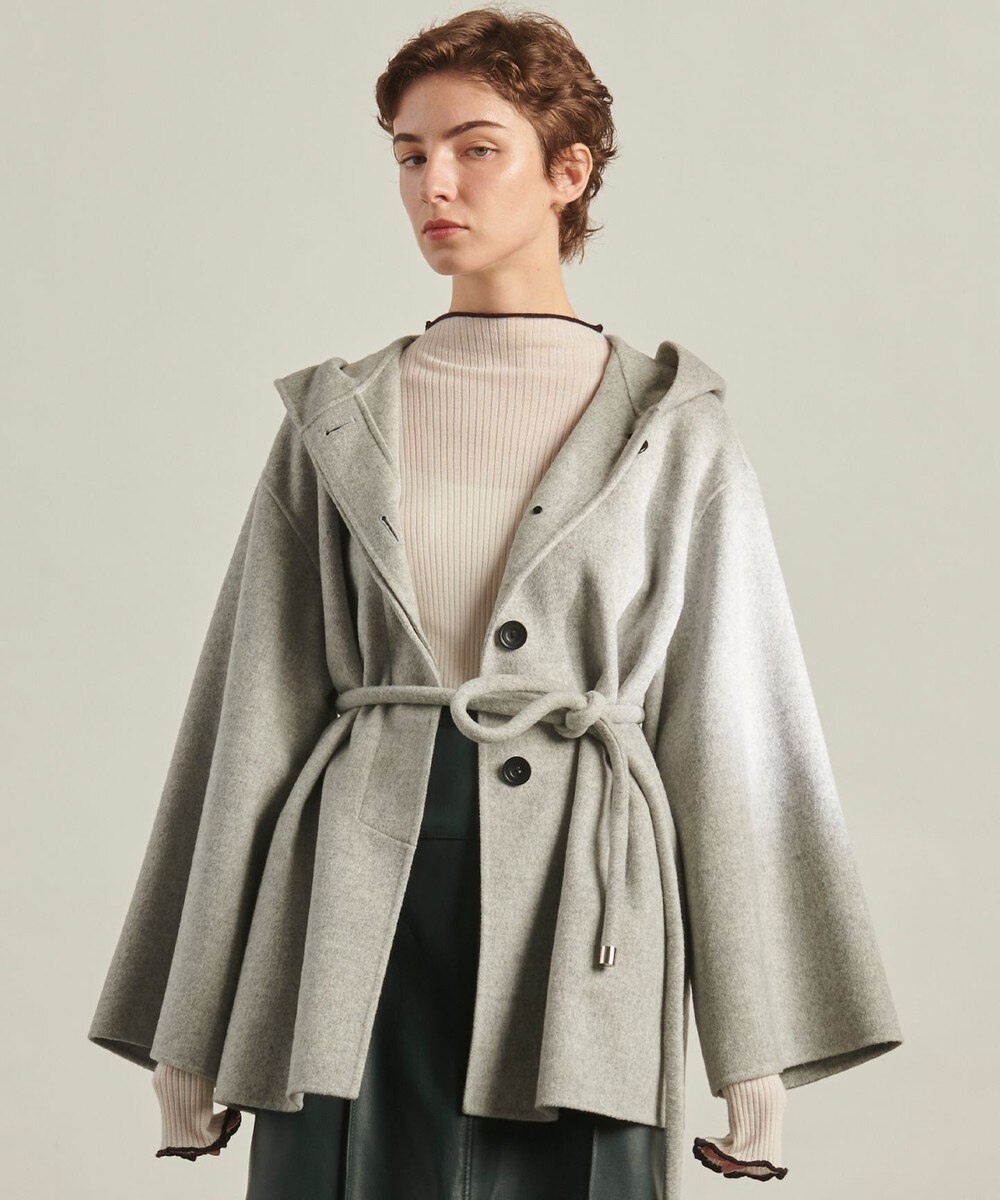 【オンワード】 JOSEPH STUDIO>ジャケット/アウター ぺスカダブルフェイス フードコート ネイビー 4 レディース 【送料無料】