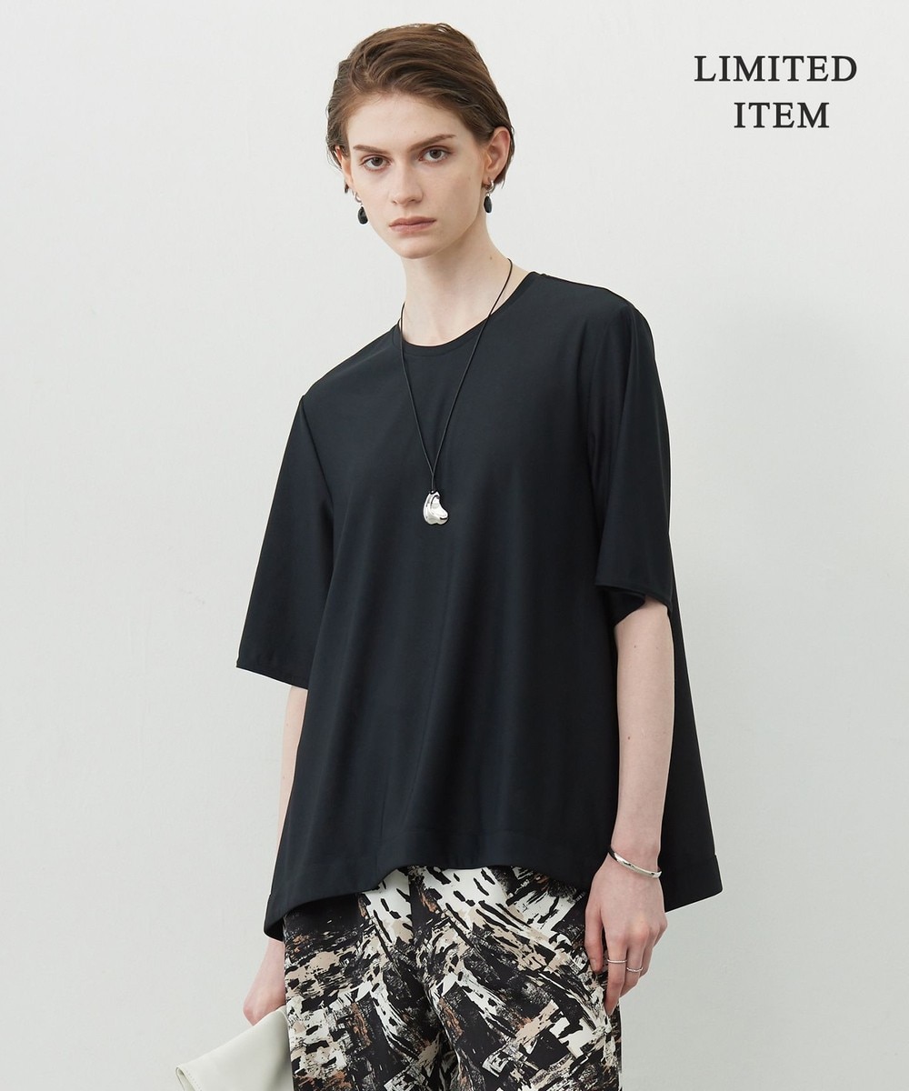 【オンワード】 ICB>トップス 【WEB限定・洗える】シアートリコット ペプラムカットソー ブラック S レディース 【オンワード】 ICB>トップス 【WEB限定・洗える】シアートリコット ペプラムカットソー ブラック S レディース