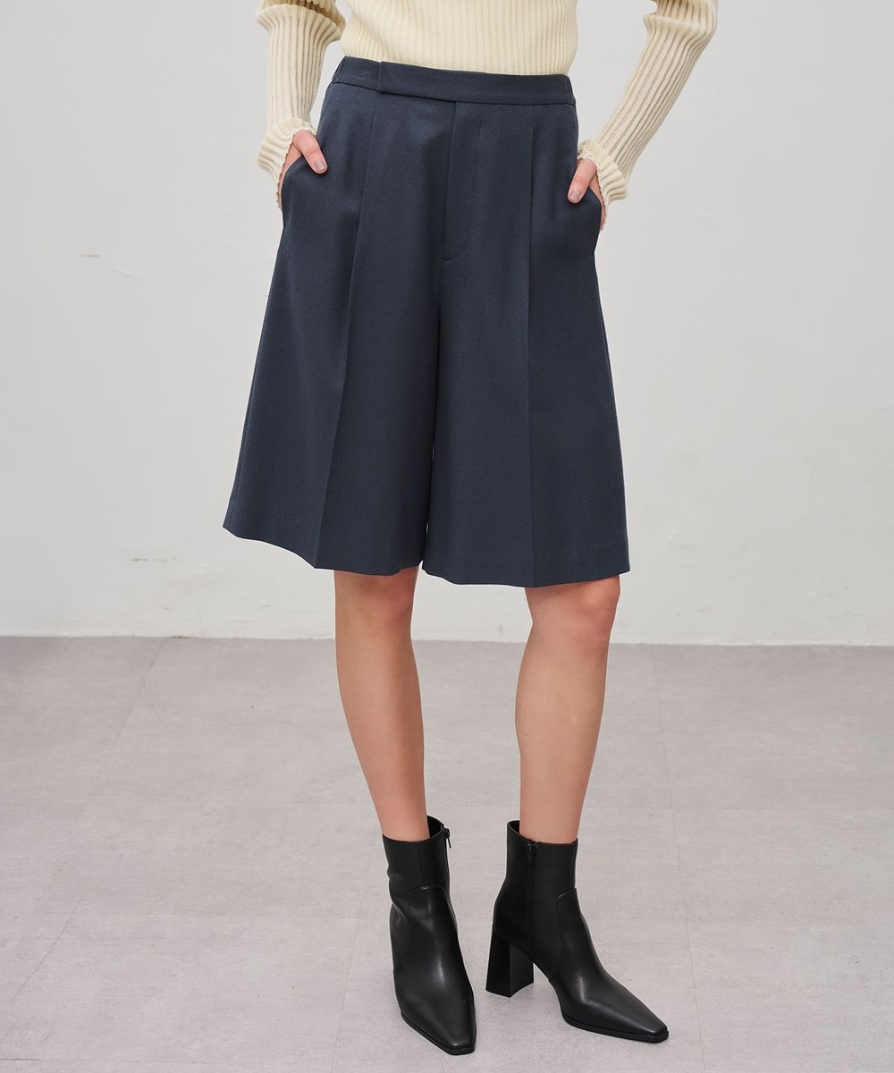 【オンワード】 uncrave>パンツ フランネル バミューダパンツ ブルーグレー 2 レディース 【オンワード】 uncrave>パンツ フランネル バミューダパンツ ブルーグレー 2 レディース