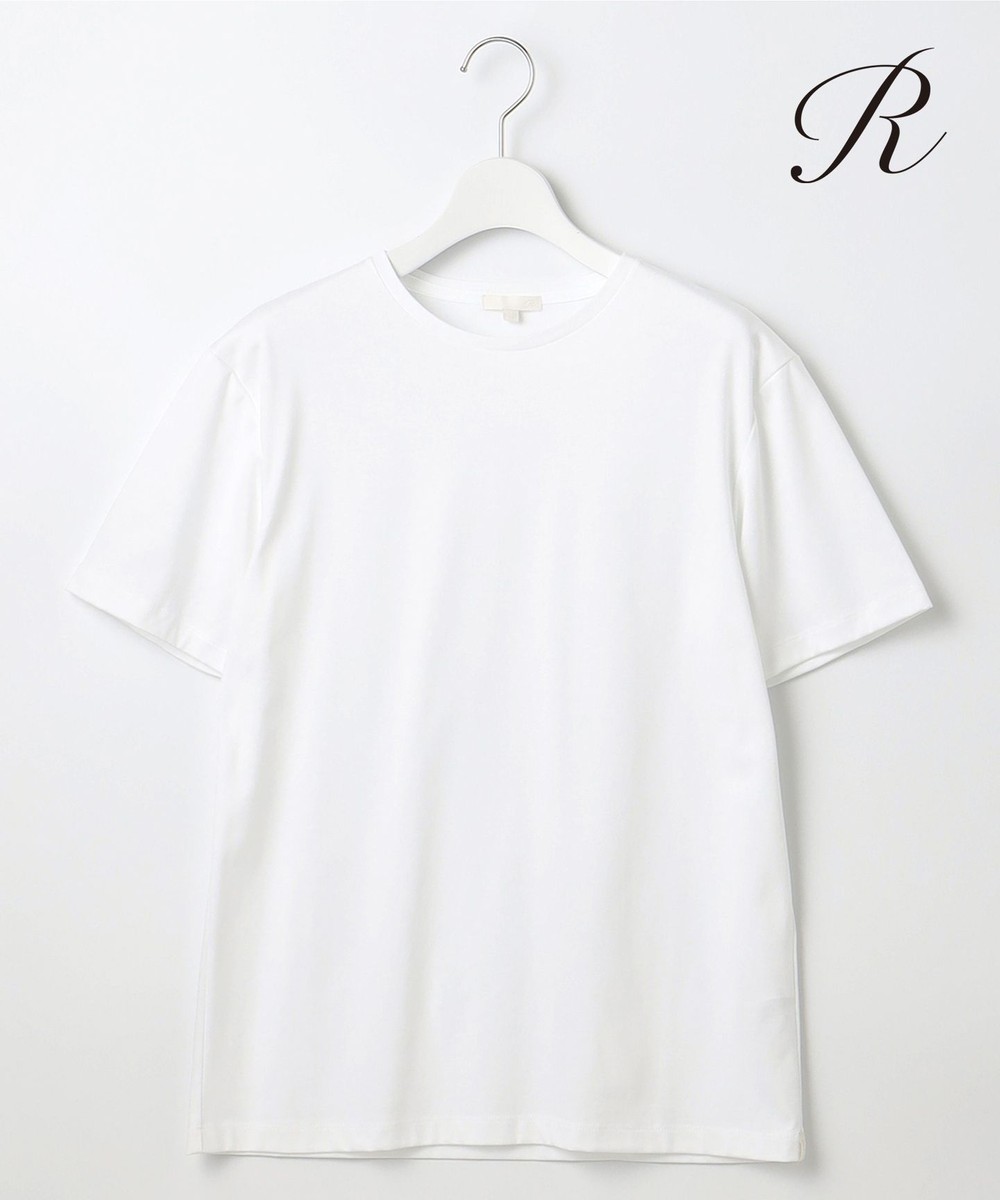 【オンワード】 23区 S（小さいサイズ）>トップス 【R(アール)】クリアコットンTEE ホワイト 32 レディース