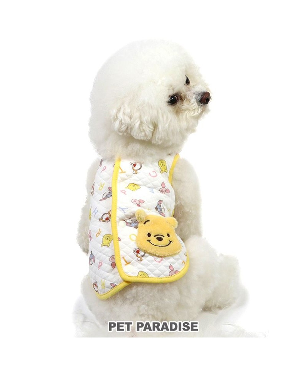 【オンワード】 PET PARADISE>ペットグッズ ディズニー くまのプーさん キルトベスト 《フレンズ柄》 小型犬 ホワイト ３Ｓ