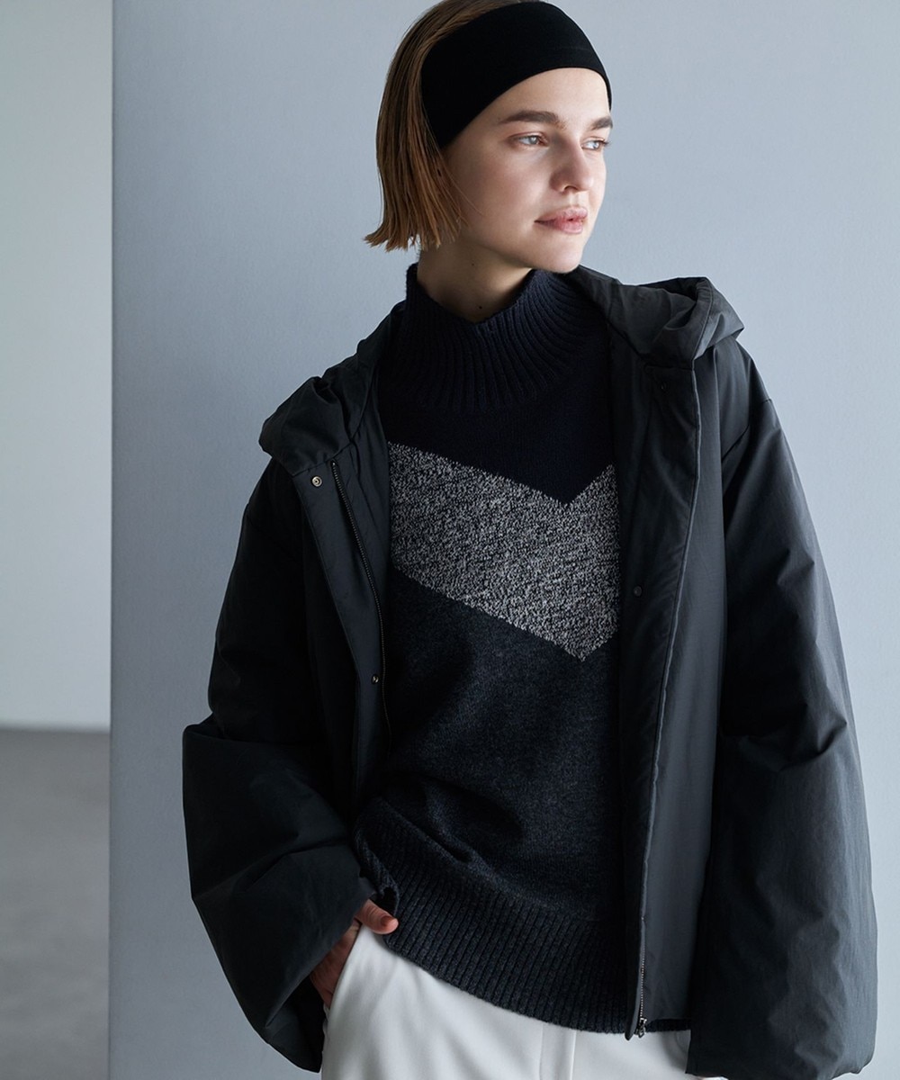 【オンワード】 ICB>ジャケット/アウター 【WEB限定カラーあり・撥水加工】ADSダウン フーデットミドル丈コート チャコールグレー 6 レディース 【オンワード】 ICB>ジャケット/アウター 【WEB限定カラーあり・撥水加工】ADSダウン フーデットミドル丈コート チャコールグレー 6 レディース