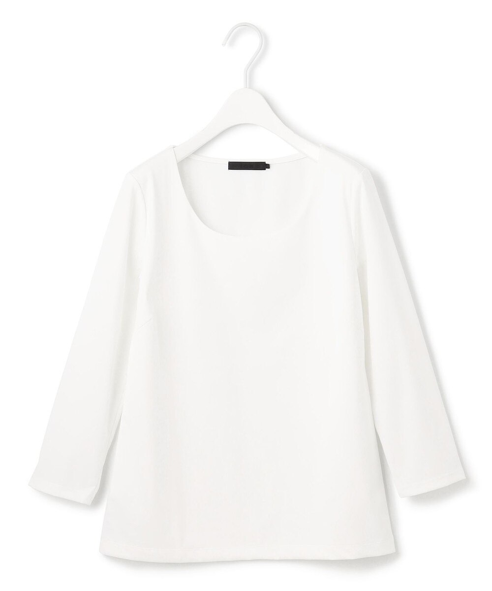 【オンワード】 ICB>トップス 【洗える】スーペリアジャージー Uネックプルオーバー オフホワイト S レディース 【オンワード】 ICB>トップス 【洗える】スーペリアジャージー Uネックプルオーバー オフホワイト S レディース