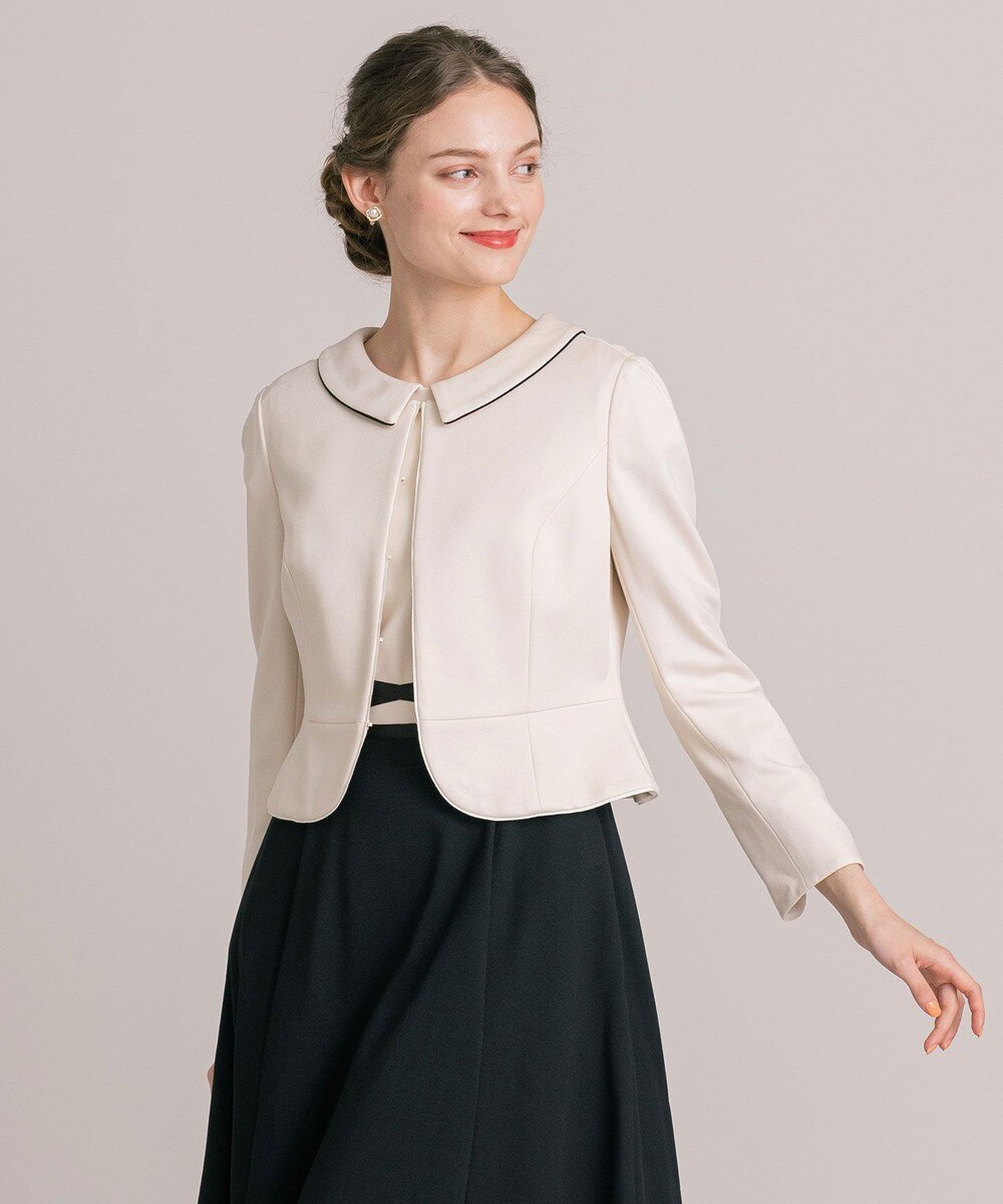 【オンワード】 TOCCA>ジャケット/アウター 【再入荷&洗える!】LUMINOUS ジャケット ベージュ 2 レディース 【送料無料】