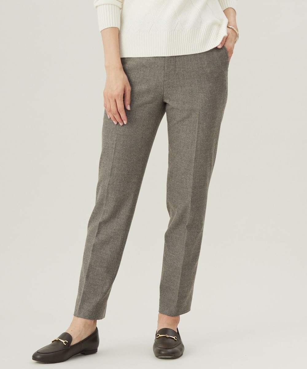【オンワード】 J.PRESS LADIES>パンツ 【洗える】チェルビック テーパード パンツ モカ 13 レディース 【オンワード】 J.PRESS LADIES>パンツ 【洗える】チェルビック テーパード パンツ モカ 13 レディース