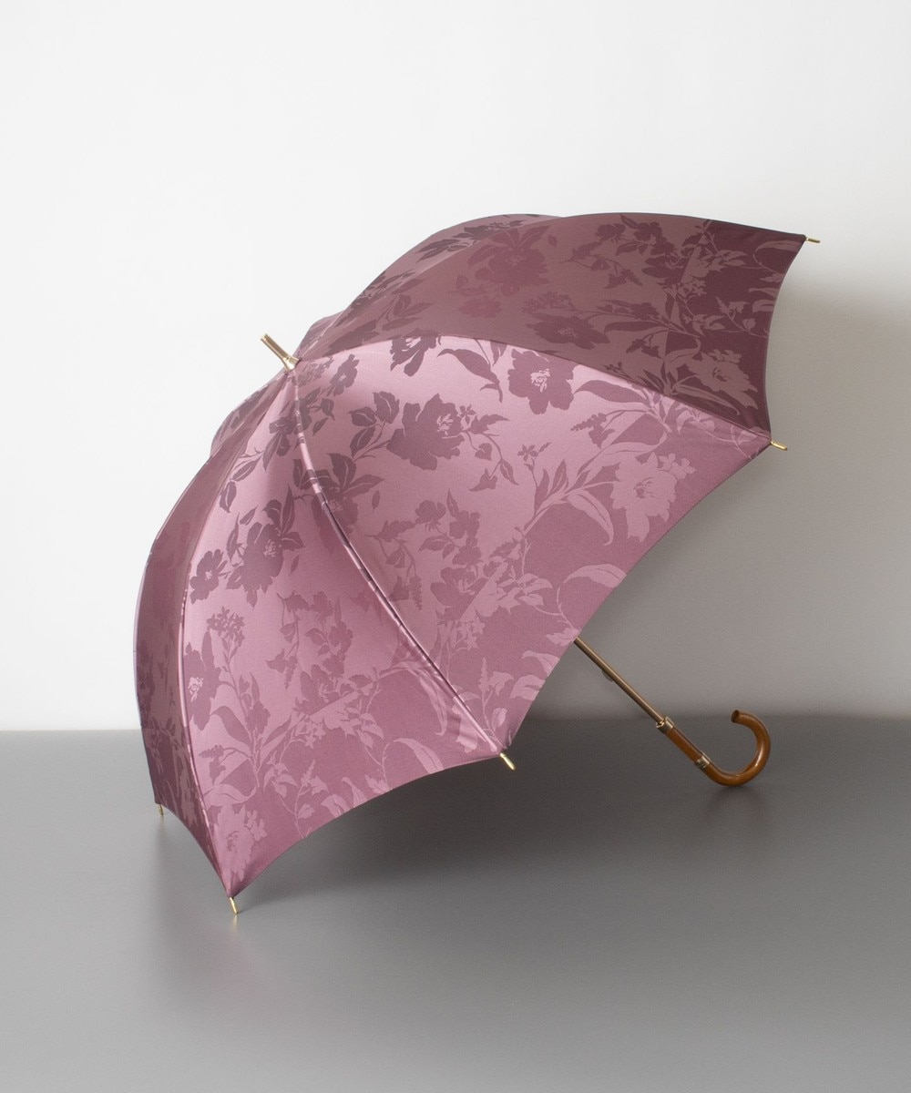AURORA>ファッション雑貨 NINA RICCI ニナリッチ 花柄 雨傘（長傘） パープル FREE レディース 【送料無料】