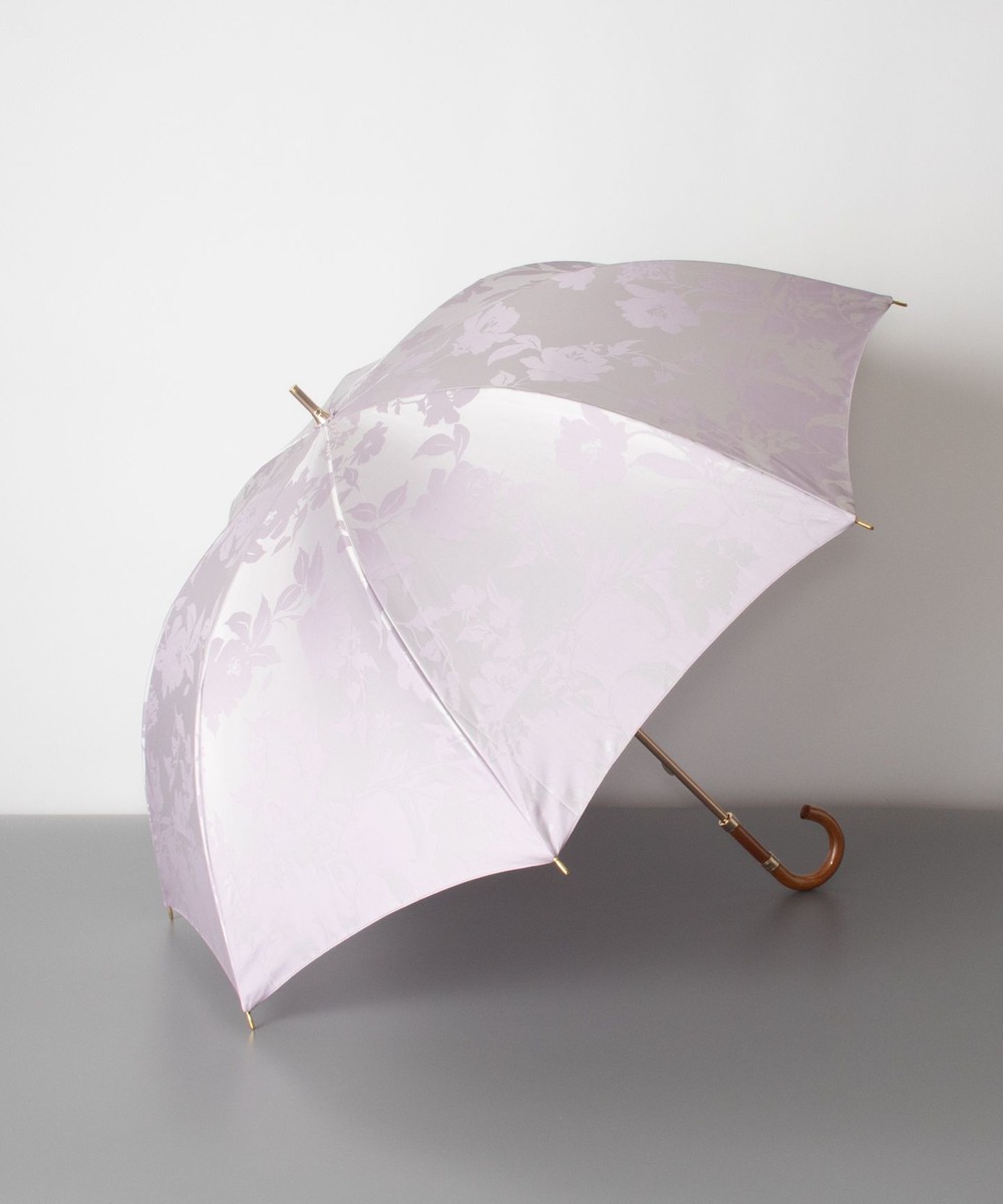 ＜オンワード＞AURORA>ファッション雑貨 NINA RICCI ニナリッチ 花柄 雨傘（長傘） ライトパープル FREE レディース 【送料無料】