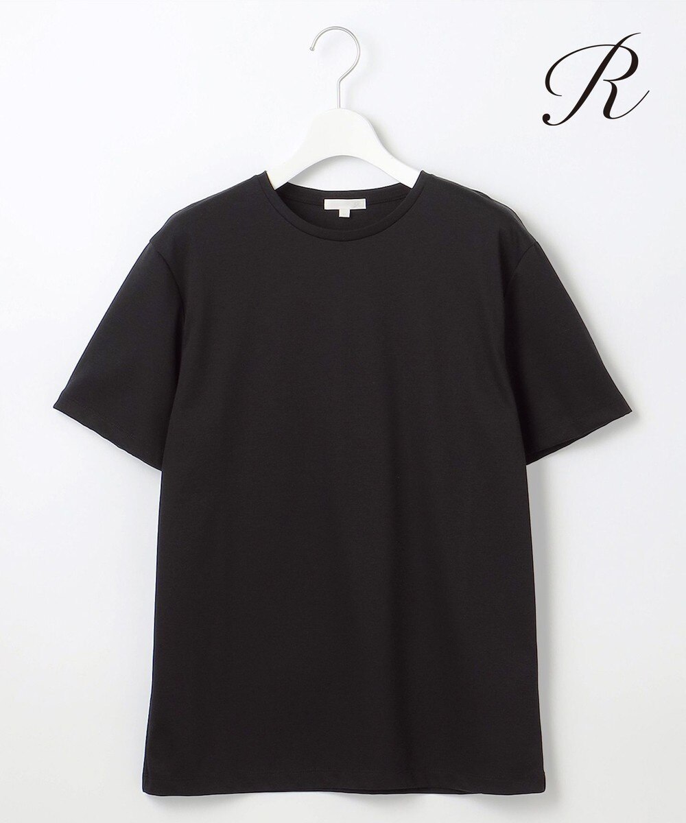 【オンワード】 23区 S（小さいサイズ）>トップス 【R(アール)】クリアコットンTEE ブラック 32 レディース