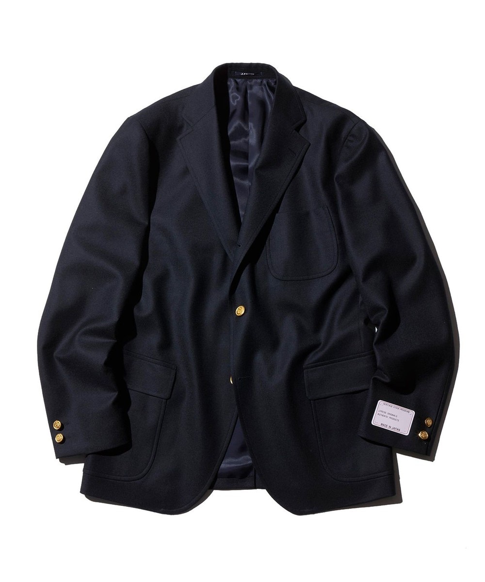 【オンワード】 J.PRESS MEN>ジャケット/アウター 【J.PRESS ORIGINALS】PEPPIN MERINO SAXONY 3B BLAZER / JAPAN MADE ネイビー 38 メンズ