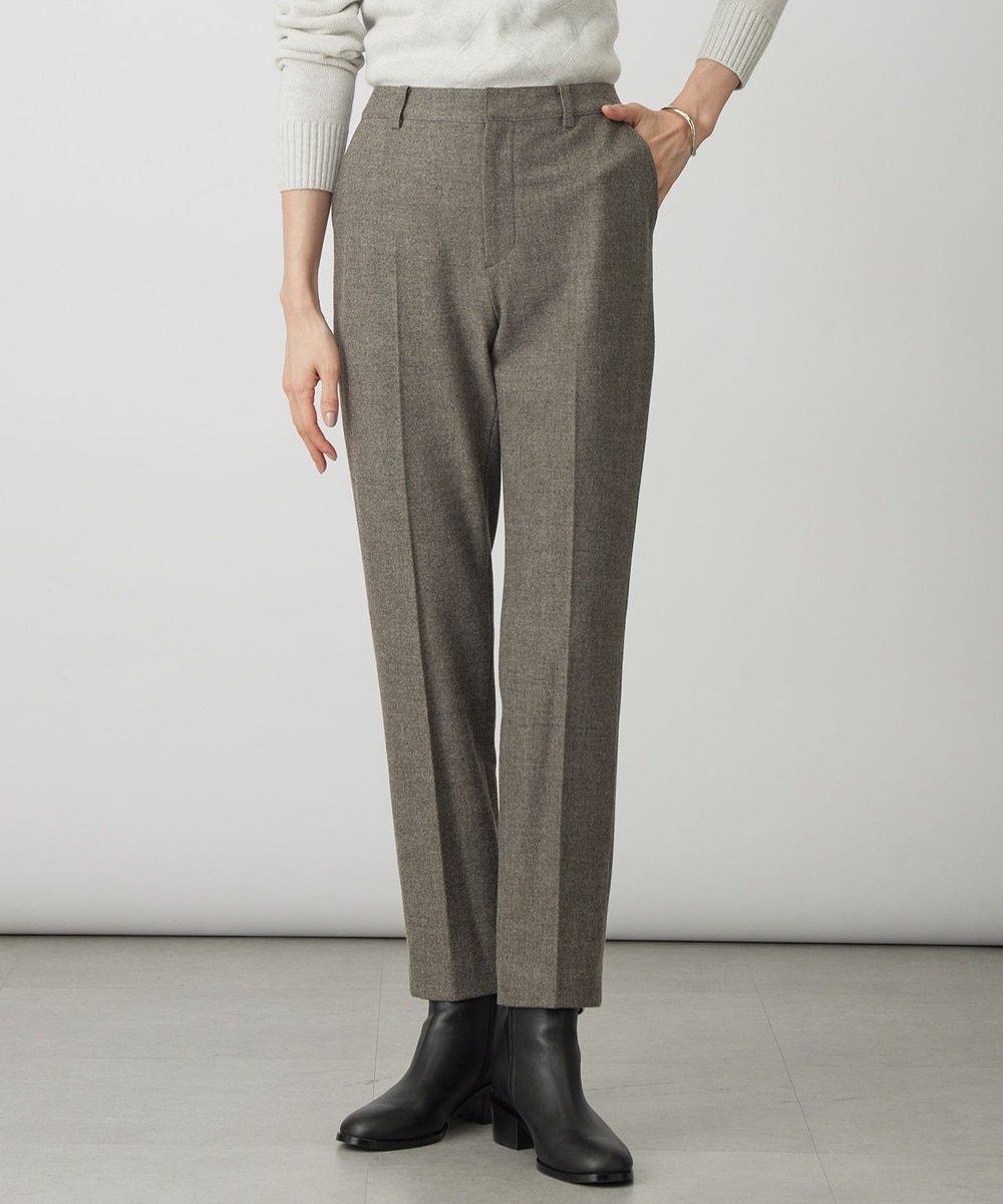 【オンワード】 J.PRESS LADIES>パンツ チェルビック テーパード パンツ ブラウン 11 レディース