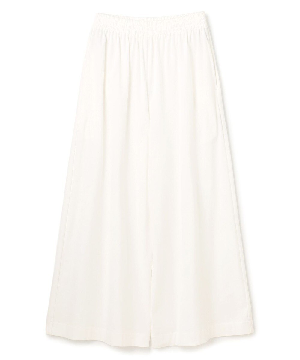 【オンワード】 uncrave>パンツ 【洗濯機洗い可】プレーンジャージー ギャザーパンツ オフ 0 レディース