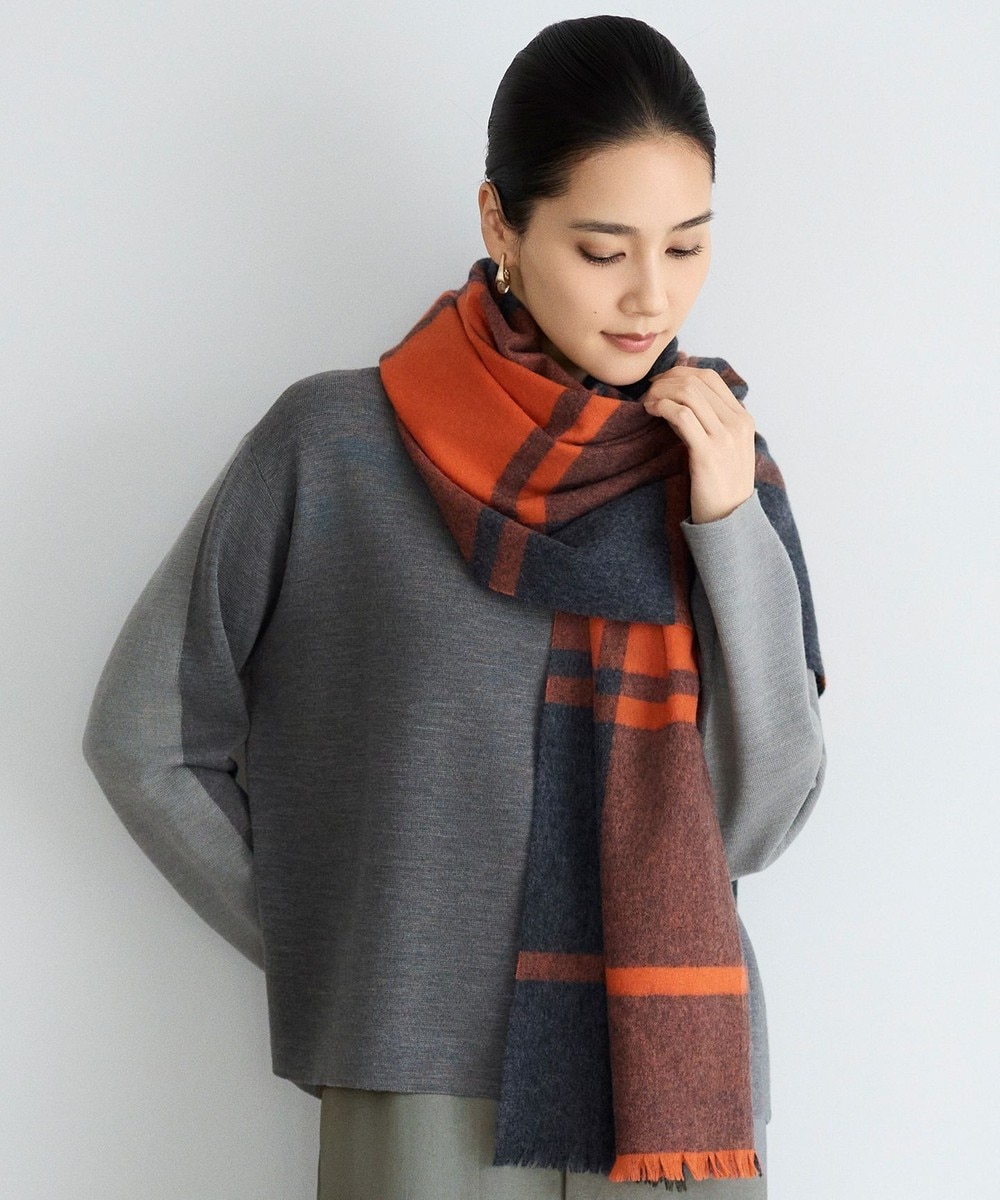 【オンワード】 自由区>トップス 【セットアップ対応】ウールミラノボトルネック ニット グレー×ライトグレー 38 レディース 【オンワード】 自由区>トップス 【セットアップ対応】ウールミラノボトルネック ニット グレー×ライトグレー 38 レディース