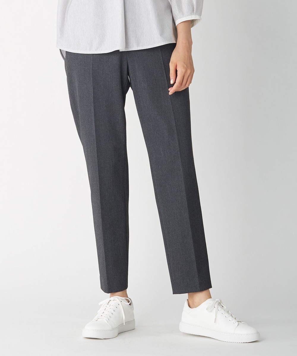 【オンワード】 J.PRESS LADIES L(大きいサイズ)>パンツ 【洗える】T/Rアルガンシルク クロップドパンツ グレー T13 レディース 【オンワード】 J.PRESS LADIES L(大きいサイズ)>パンツ 【洗える】T/Rアルガンシルク クロップドパンツ グレー T13 レディース