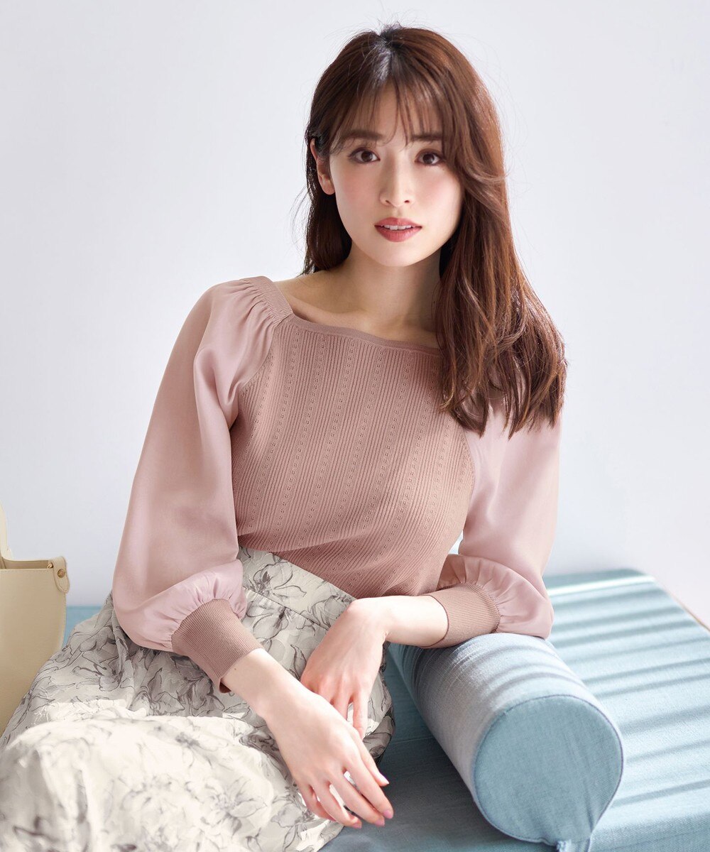 バースデー 記念日 ギフト 贈物 お勧め 通販 セーター ニット ロングスカート 布地 のワンピース サイズｍ L寸 サーモンピンク色 Materialworldblog Com