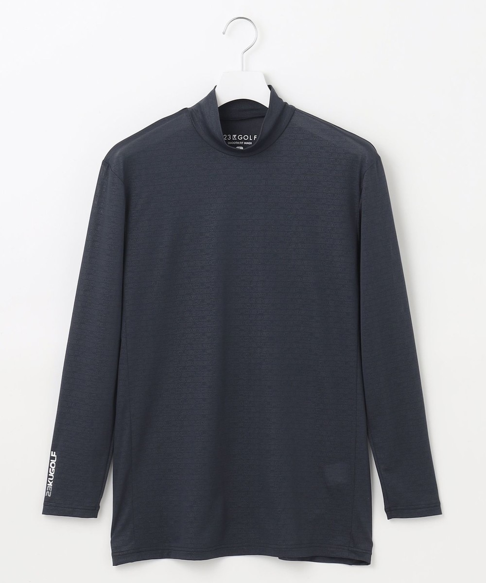 【オンワード】 23区GOLF>トップス 【MEN】【UVケア・吸水速乾】30デニール エンボスプリント インナーシャツ ネイビー LL メンズ 【オンワード】 23区GOLF>トップス 【MEN】【UVケア・吸水速乾】30デニール エンボスプリント インナーシャツ ネイビー LL メンズ
