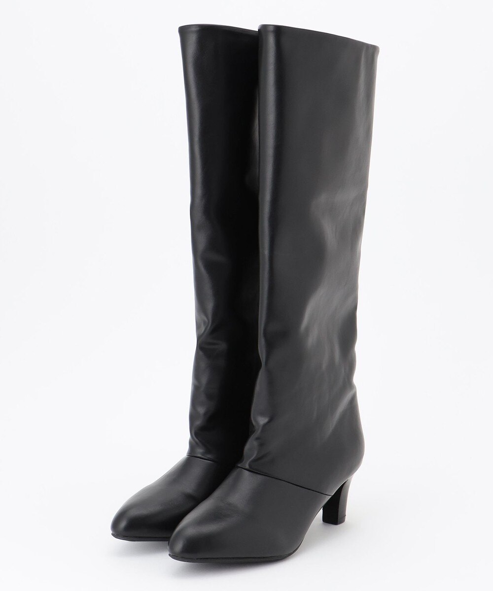 【オンワード】 ICB>シューズ 【マガジン掲載】 ロングブーツ(番号CG36) ブラック 24 レディース 【送料無料】