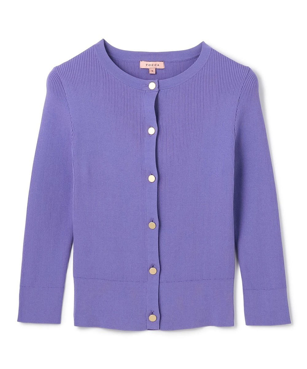 【オンワード】 TOCCA>トップス 【洗える】AUTUMN TIME カーディガン パープル S レディース 【オンワード】 TOCCA>トップス 【洗える】AUTUMN TIME カーディガン パープル S レディース