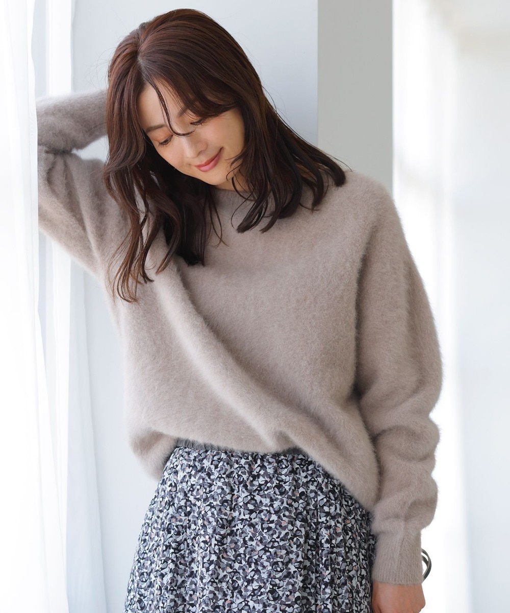 【オンワード】 自由区>トップス フォックスカシミヤ ニット ベージュ 38 レディース 【オンワード】 自由区>トップス フォックスカシミヤ ニット ベージュ 38 レディース