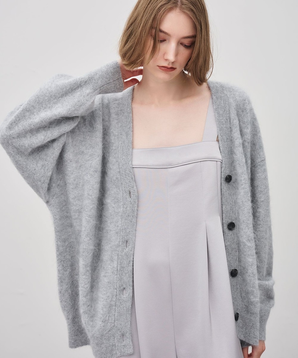 【オンワード】 uncrave>トップス カシミヤファーニット カーディガン ライトグレー F レディース 【オンワード】 uncrave>トップス カシミヤファーニット カーディガン ライトグレー F レディース