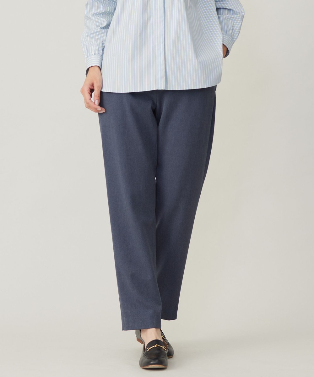 【オンワード】 J.PRESS LADIES L(大きいサイズ)>パンツ 【洗える】2way thermoサキソニー テーパード パンツ ネイビーシャンブレー T13 レディース 【オンワード】 J.PRESS LADIES L(大きいサイズ)>パンツ 【洗える】2way thermoサキソニー テーパード パンツ ネイビーシャンブレー T13 レディース